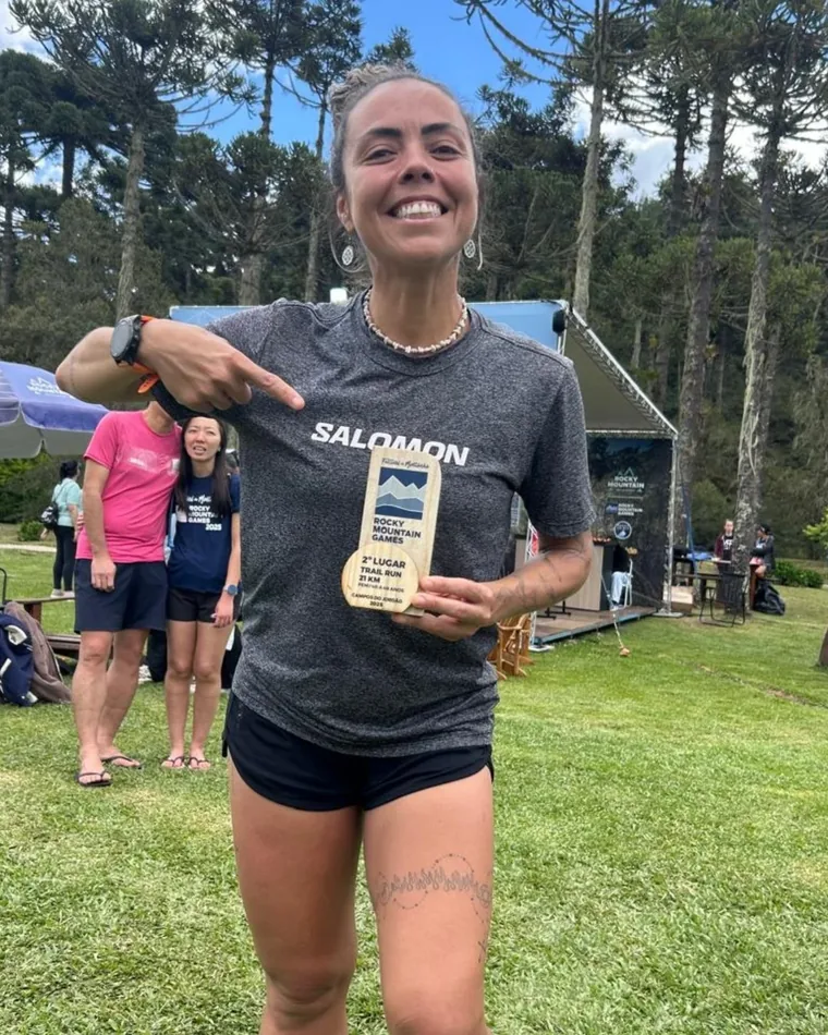Ingrid Trindade em ultra trail