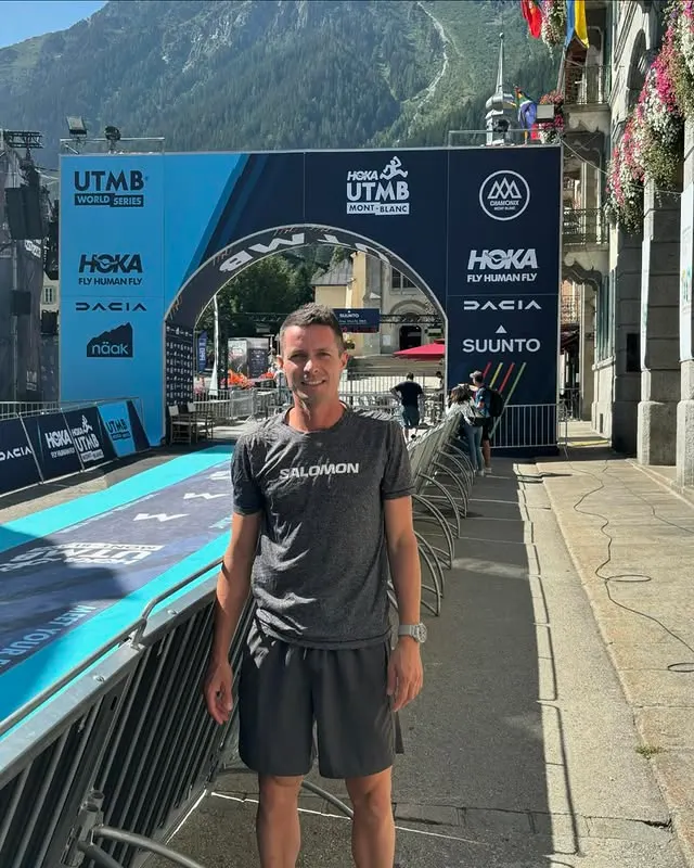 Rogério Silvestrin em Chamonix, UTMB Mont-Blanc